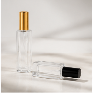 Elegant Clear Glass Perfume Bottle Set 30ml 50ml 100ml Luxury Refillable Spray Fragrance Bottle
