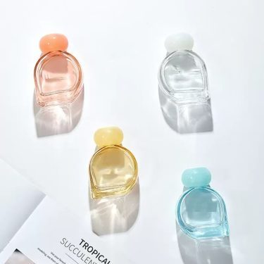 100ml In Stock Colored Glass Reed Diffuser Bottle No Fire Rattan Aroma Bottle Decor For Living Room Bathroom Fragrance Container