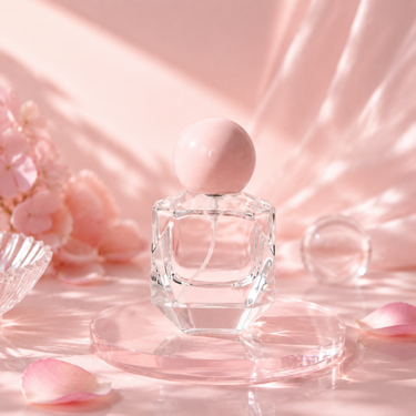 High End Glass Perfume Bottle 30Ml Empty Refillable Perfume Vial Luxury Special Shaped Crimp Neck Spray Bottle Full Set