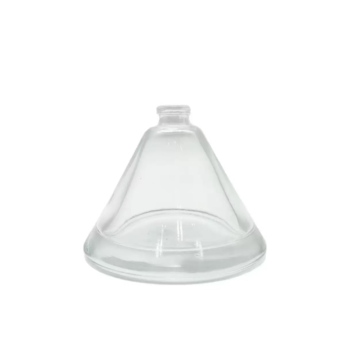 Inverted Cone Pagoda Shape Perfume Glass Bottle Portable Cosmetic Perfume Refill Essential Oil Bottle