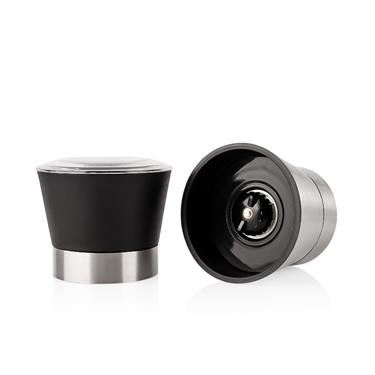Spherical Clear Glass Manual Pepper Grinder Stainless Steel Seasoning Mill For Salt Pepper Wholesale