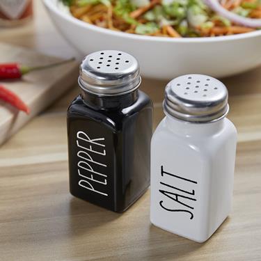 80ml Colored Square Glass Salt And Pepper Shaker Mini Spice Dispenser Bottle For Kitchen Table