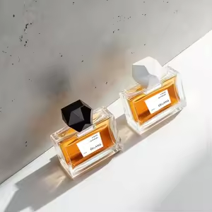 Recommend Luxury Perfume Bottle Square Perfume Glass Bottle 30ML 50ML 100ML Empty Clear Glass Perfume