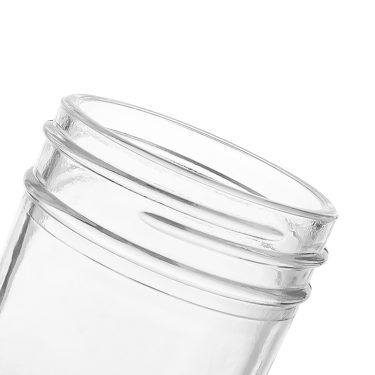 75ml Glass Mason Jar Small Clear Food Storage Jar with Gold Metal Lid for Honey Jam Spices Sauce and Custom Packaging