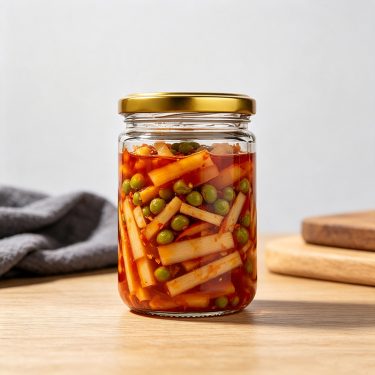 Wholesale 250ml Round Glass Jar with 63mm Lug Lid for Jam Honey Food Spice Sauce Packaging