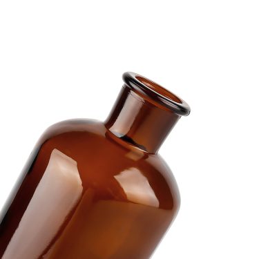 Bulk 250ml 1000ml Amber Glass Reed Diffuser Bottle with Polymer Stopper for Home Fragrance and Custom Wholesale Packaging