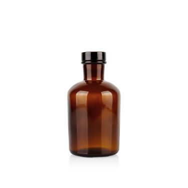 Bulk 250ml 1000ml Amber Glass Reed Diffuser Bottle with Polymer Stopper for Home Fragrance and Custom Wholesale Packaging